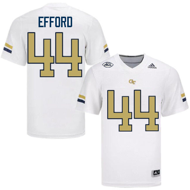 Kyle Efford Georgia Tech Jerseys,Georgia Tech Yellow Jackets College Football Uniforms-White